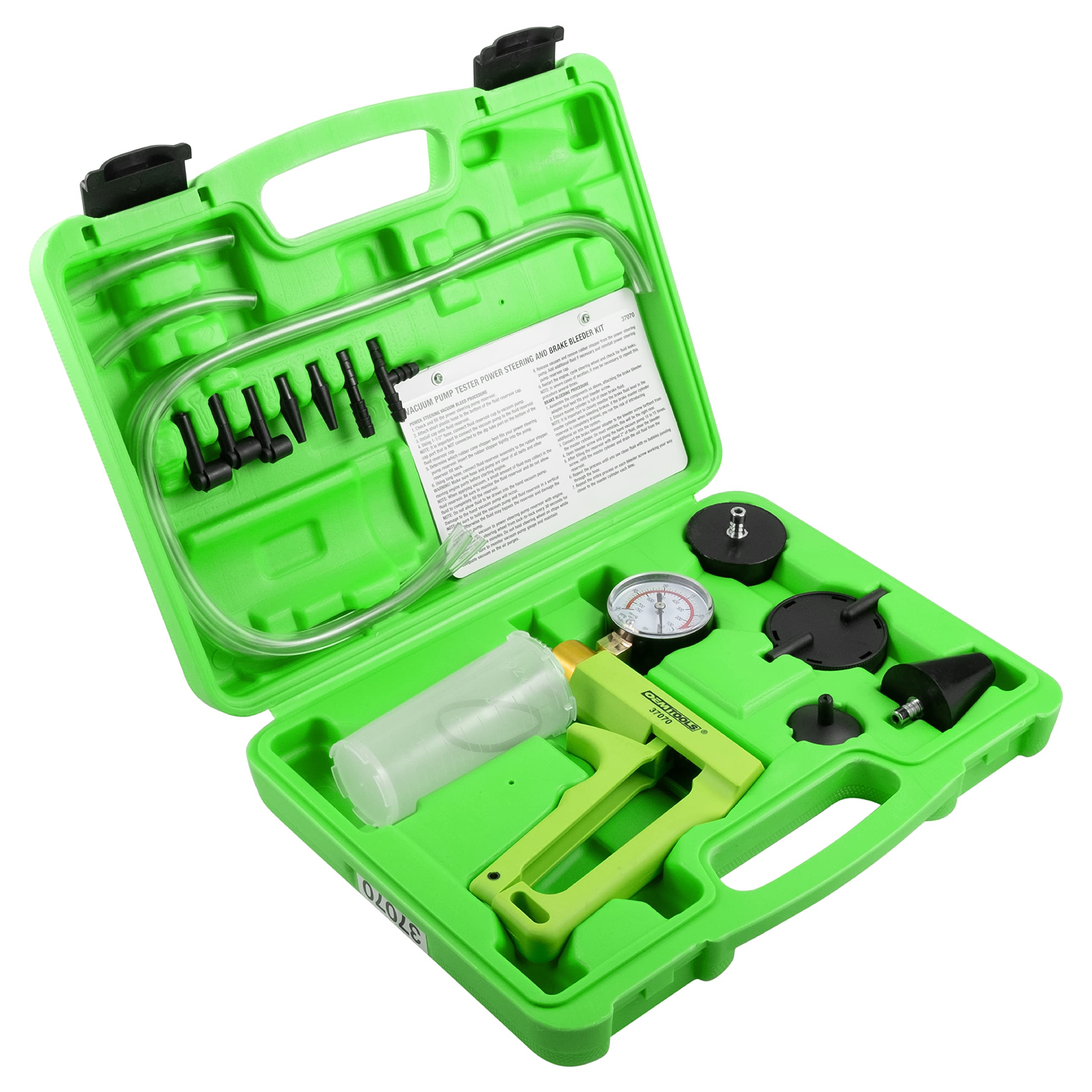 Amazon.com: OEMTOOLS 37070 Brake Bleeder Kit with Hand Vacuum Pump